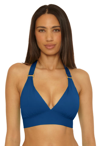 ESSENTIALS HALTER TOP