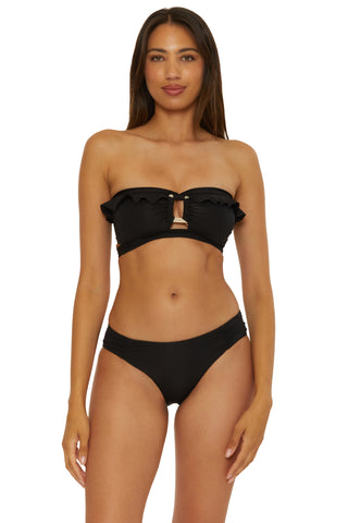 BUCKLE UP BANDEAU TOP