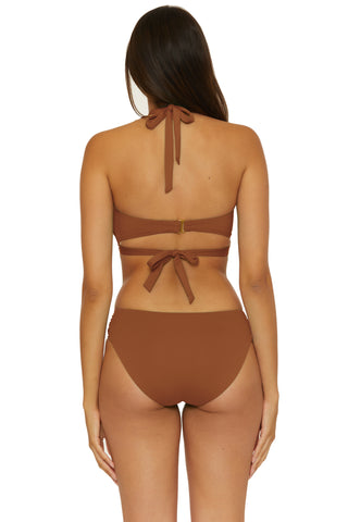 BUCKLE UP BANDEAU TOP