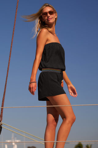 SUNSET SHORT ROMPER