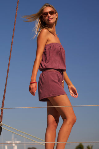 SUNSET SHORT ROMPER